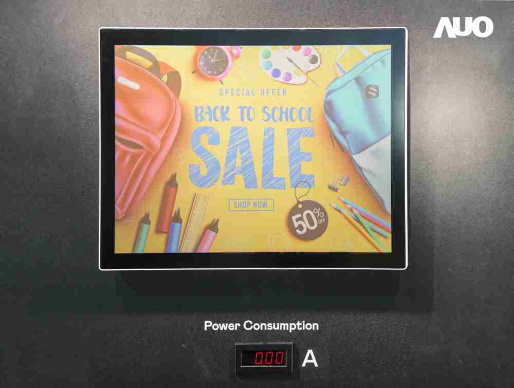 云顶国际8588yd展示胆固醇液晶超低耗能户外全彩显示器，，ChLC（胆固醇液晶）以双稳态技术使静态显示零功耗，，，，具省电、、、、高彩度、、、、环保的特性，，还整合软硬件系统解决方案，，，可透过单一云端平台管理